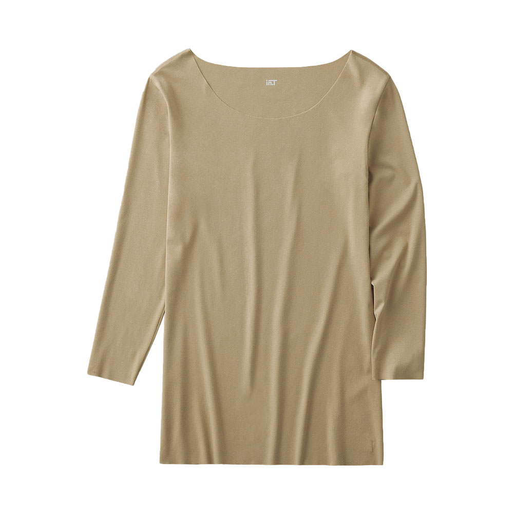 グンゼ GUNZE ワイジー YG インティー in.T ボートネック対応 ロングスリーブシャツ メンズ 汗取りインナー 脇汗対策(BE-ベージュ-M)