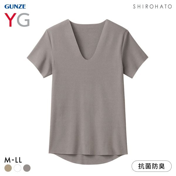 グンゼ YG カットオフ VネックTシャツ メンズ インナー GUNZE ワイジー 定番 大きさサイズ