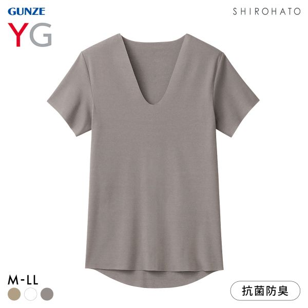 グンゼ YG カットオフ VネックTシャツ メンズ インナー GUNZE ワイジー 定番 大きさサイズ