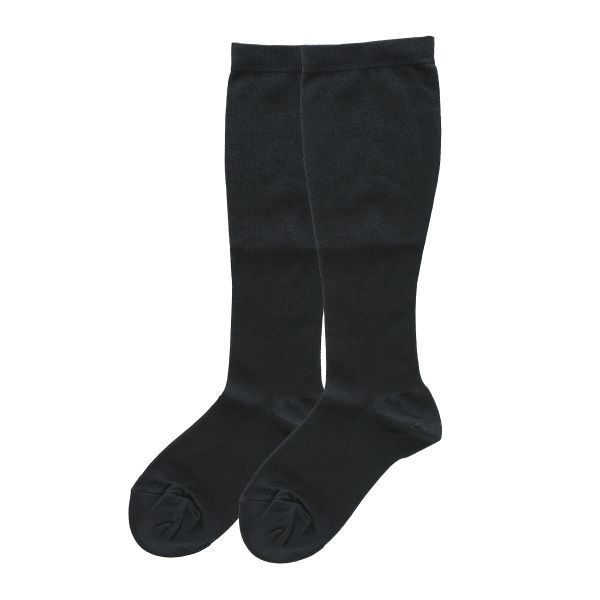 フリーフィット Free Fit ゆったりウール混着圧ハイソックス 靴下 着圧 大きいサイズ プラスサイズ 3L-8L 日本製