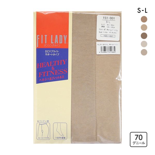 フィットレディ ダンシングタイツ サポートタイプ 日本製 FIT LADY
