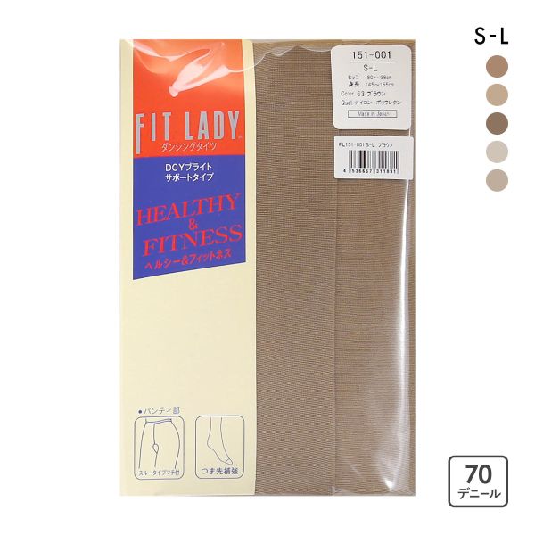 フィットレディ ダンシングタイツ サポートタイプ 日本製 FIT LADY