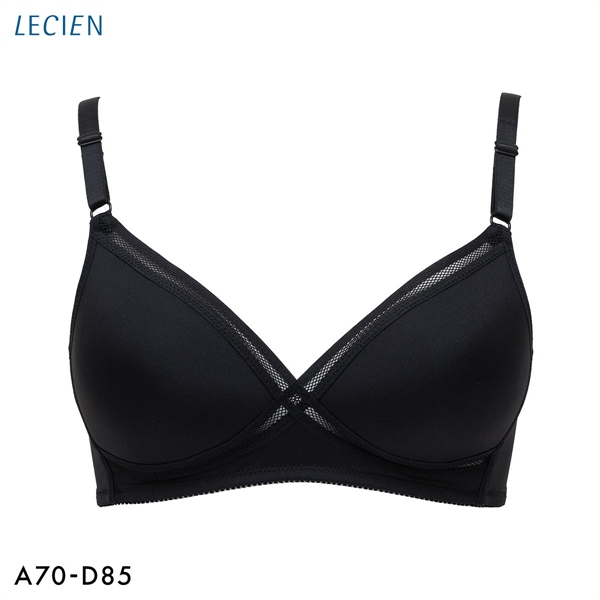 ルシアン LECIEN グッドチョイス GOOD CHOICE ノンワイヤー ブラジャー ABC カップ裏メッシュ ワイヤレスブラ クロスメッシュ 夏
