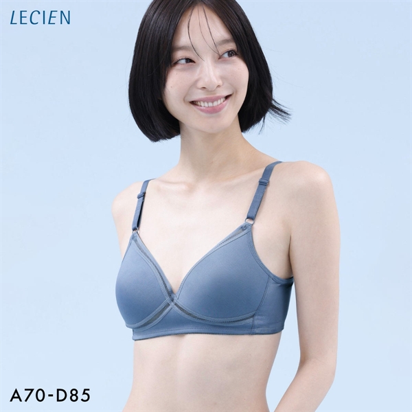 ルシアン LECIEN グッドチョイス GOOD CHOICE ノンワイヤー ブラジャー ABC カップ裏メッシュ ワイヤレスブラ クロスメッシュ 夏