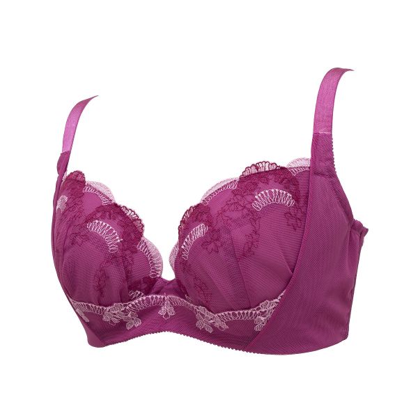 ルシアン LECIEN 大きめバスト専用 ミニマイザーブラ 4/5カップ ブラジャー EFG 脇高 脇肉 大きいサイズ 単品　グラマー