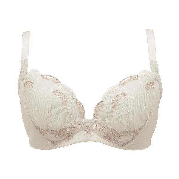 ルシアン LECIEN 大きめバスト専用 ミニマイザーブラ 4/5カップ ブラジャー EFG 脇高 脇肉 大きいサイズ 単品　グラマー