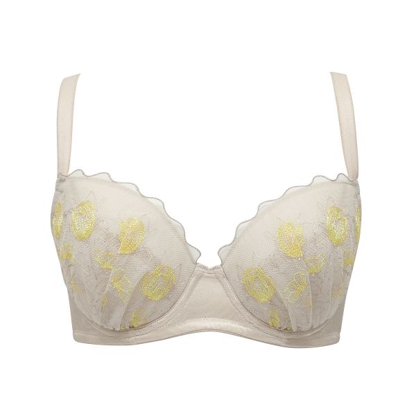 ルシアン LECIEN 大きめバスト専用 しっかり支えてすっきり脇寄せ 4/5カップ ブラジャー EFG 脇高 脇肉 大きいサイズ 単品