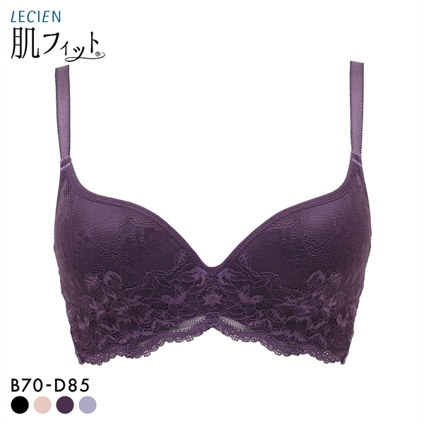 ルシアン LECIEN 肌フィット ブラジャ－ 楽ワイヤー 肌にとけこむフィット感 超ソフトワイヤー モールドブラ 単品