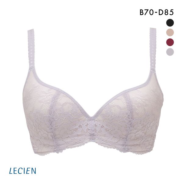 ルシアン LECIEN 肌フィット ブラジャ－ 楽ワイヤー 肌にとけこむフィット感 超ソフトワイヤー モールドブラ