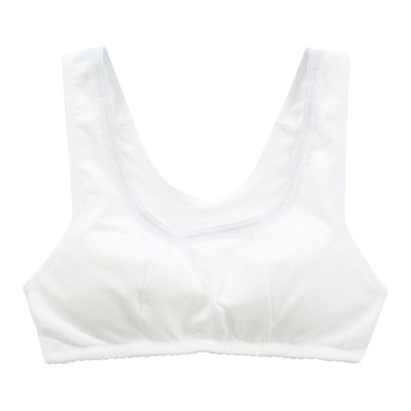 ルシアン LECIEN はつブラ ハーフトップ タンクタイプ 肌側綿100% ノンワイヤー ジュニア キッズ 単品