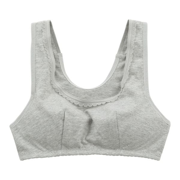 ルシアン LECIEN はつブラ ハーフトップ タンクタイプ 肌側綿100% ノンワイヤー ジュニア キッズ 単品