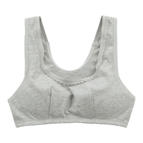 ルシアン LECIEN はつブラ ハーフトップ タンクタイプ 肌側綿100% ノンワイヤー ジュニア キッズ 単品
