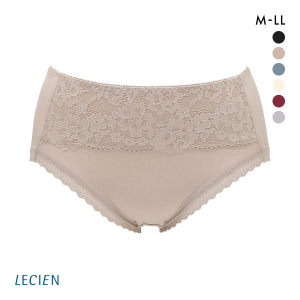 ルシアン LECIEN 肌フィット ショーツ はき込み深め スタンダード ノーマル 楽ワイヤー 肌にとけこむフィット感 M L LL