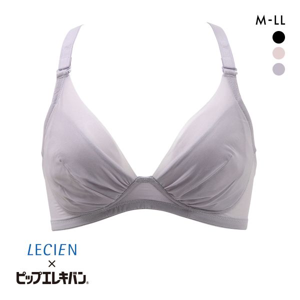 ルシアン LECIEN×ピップエレキバン 肩らっくす ノンワイヤー ブラジャー 管理医療機器 レディース 肩コリ 肩甲骨