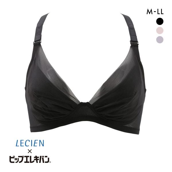 ルシアン LECIEN×ピップエレキバン 肩らっくす ノンワイヤー ブラジャー 管理医療機器 レディース 肩コリ 肩甲骨