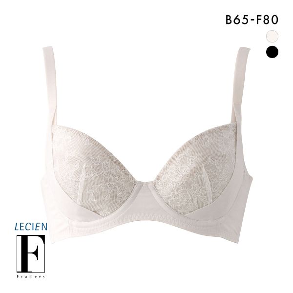 ルシアン Frameey 骨格ストレートタイプ ブラ 3/4カップ ブラジャー BCDEF 脇肉 脇高 フレーミー LECIEN