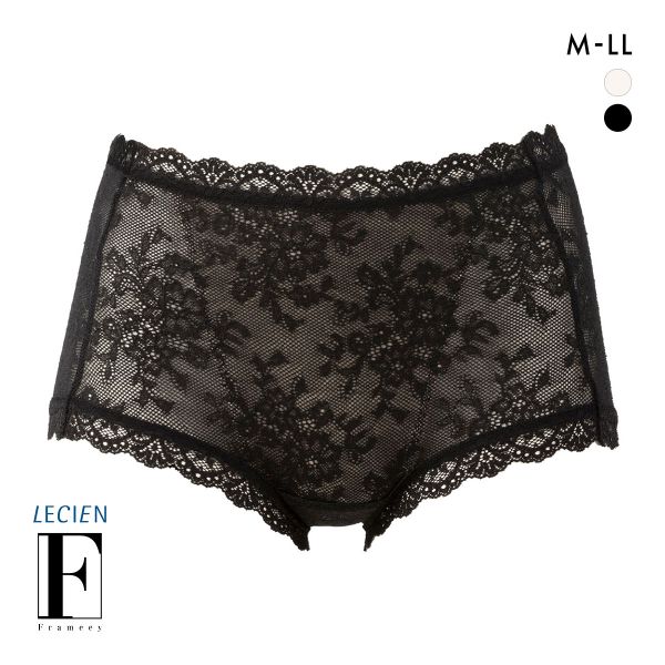 ルシアン Frameey 骨格ブラ ボーイズ ペアショーツ 総レース M L LL LECIEN フレーミー