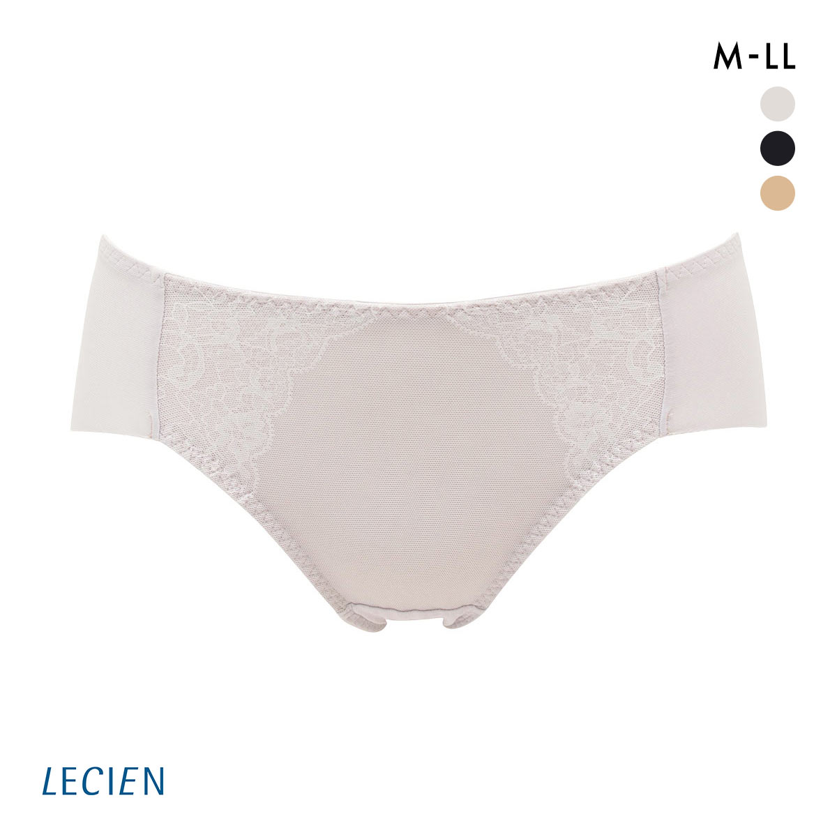 ルシアン LECIEN シルエット革命 ショーツ スタンダード ヘム M L LL 単品(PGY-ピンクグレー-M)