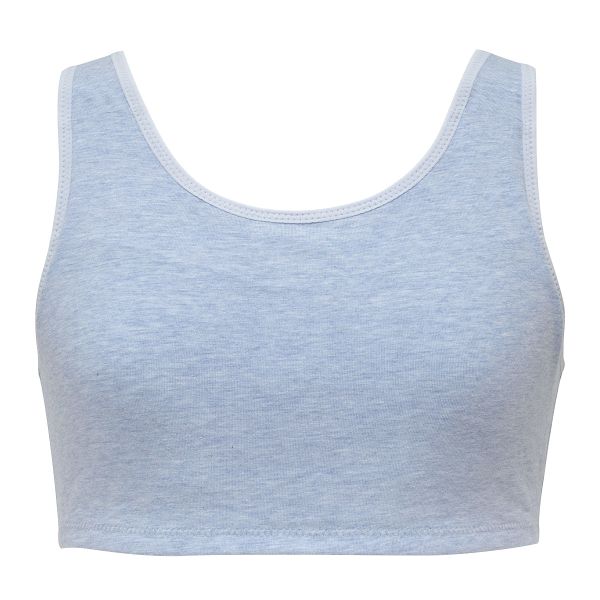 ルシアン LECIEN 部活ブラ 胸を目立たせにくいブラ ノンワイヤー ハーフトップ M L LL キッズ ジュニア 女の子 単品