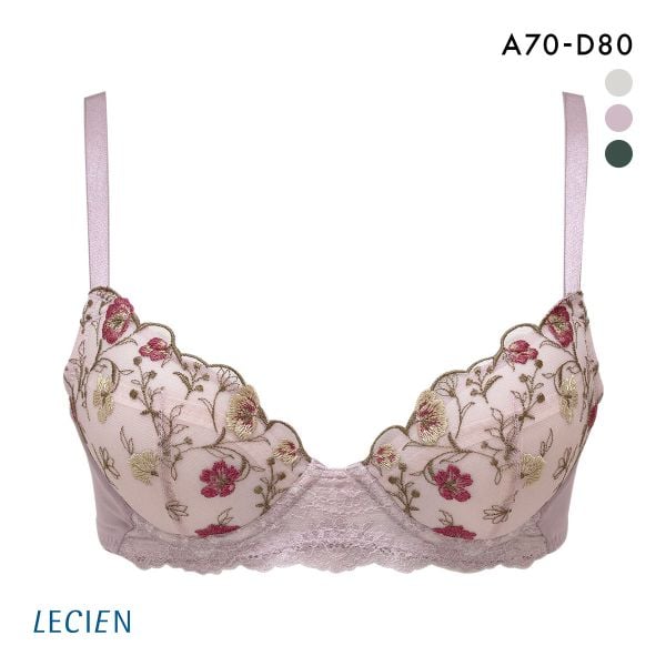 ルシアン LECIEN ふんわりUPブラ 3/4カップ ブラジャー ABCD バストアップ リフトアップ カップリフト 単品