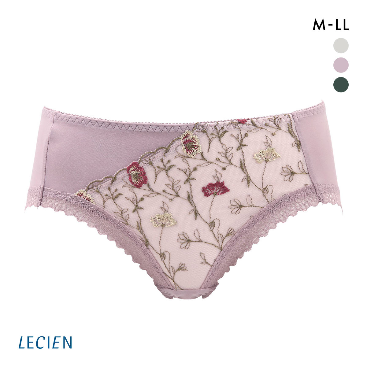 ルシアン LECIEN ふんわりUPブラ ペアショーツ ショーツ スタンダード M L LL 単品