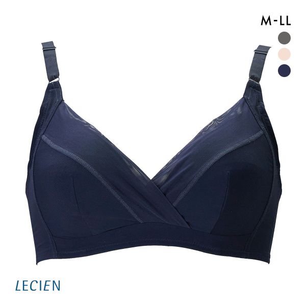 ルシアン LECIEN BBスムーザー ノンワイヤー フルカップ ブラジャー 段差がつきにくいカラダに M L LL 単品