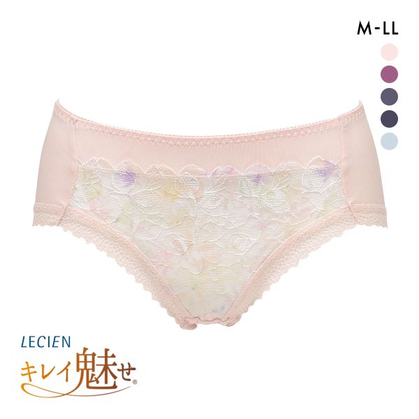 ルシアン キレイ魅せ 脇やせメイクブラ ペアショーツ スタンダード M L LL  履きこみ丈深め LECIEN