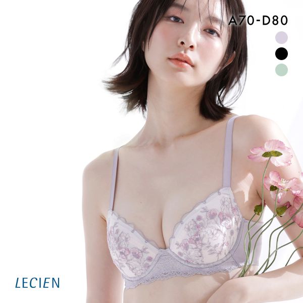 ルシアン ふんわりUPブラ 3/4カップ ブラジャー ABCD バストアップ リフトアップ カップリフト LECIEN