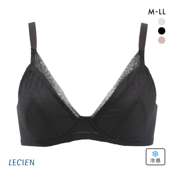 ルシアン リフレッシュクーラー ノンワイヤー ブラジャー Beauty 3/4カップ ワイヤレスブラ LECIEN Refresh Cooler 触冷感