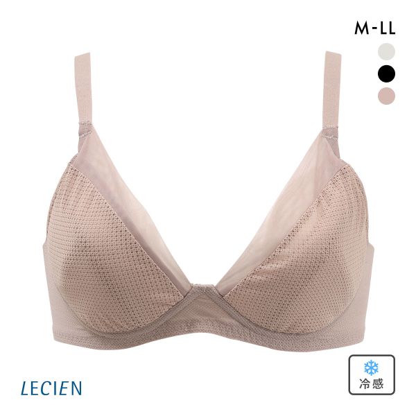 ルシアン リフレッシュクーラー ノンワイヤー ブラジャー Beauty 3/4カップ ワイヤレスブラ LECIEN Refresh Cooler 触冷感