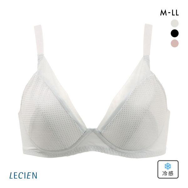 ルシアン リフレッシュクーラー ノンワイヤー ブラジャー Beauty 3/4カップ ワイヤレスブラ LECIEN Refresh Cooler 触冷感