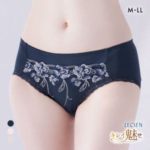 ルシアン キレイ魅せ 脇やせメイクブラ ペアショーツ スタンダード M L LL 大きいサイズ 履きこみ丈深め LECIEN
