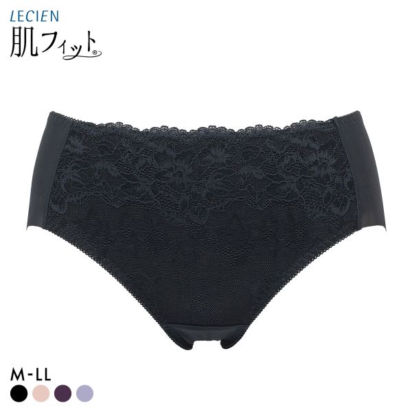 ルシアン LECIEN 肌フィット ショーツ はき込み深め スタンダード ノーマル 楽ワイヤー 肌にとけこむフィット感 M L LL 大きいサイズ