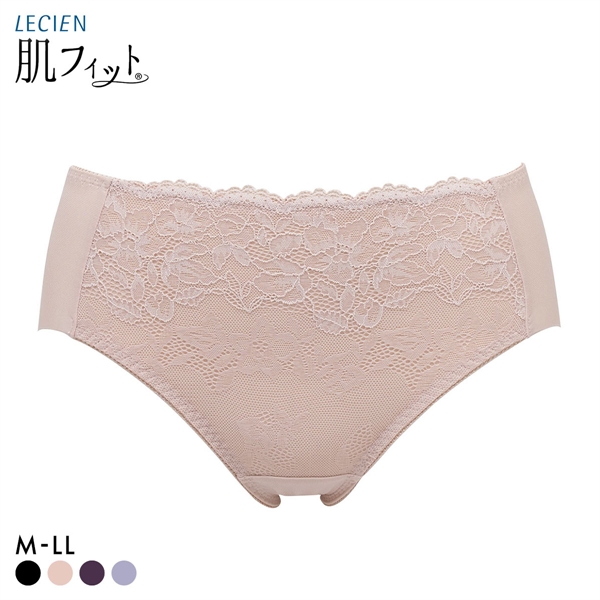 ルシアン LECIEN 肌フィット ショーツ はき込み深め スタンダード ノーマル 楽ワイヤー 肌にとけこむフィット感 M L LL 大きいサイズ