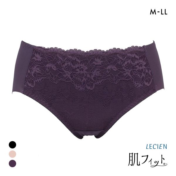 ルシアン LECIEN 肌フィット ショーツ はき込み深め スタンダード ノーマル 楽ワイヤー 肌にとけこむフィット感 M L LL 大きいサイズ