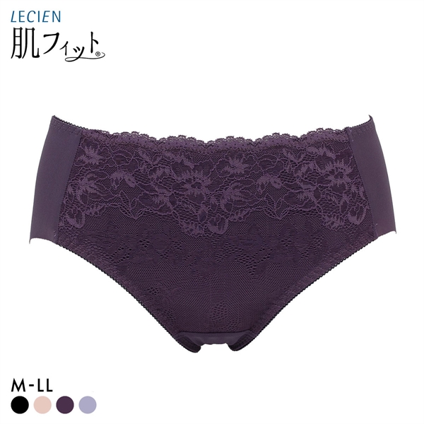 ルシアン LECIEN 肌フィット ショーツ はき込み深め スタンダード ノーマル 楽ワイヤー 肌にとけこむフィット感 M L LL 大きいサイズ