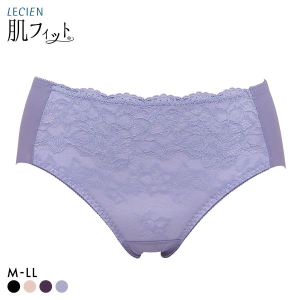 ルシアン LECIEN 肌フィット ショーツ はき込み深め スタンダード ノーマル 楽ワイヤー 肌にとけこむフィット感 M L LL 大きいサイズ