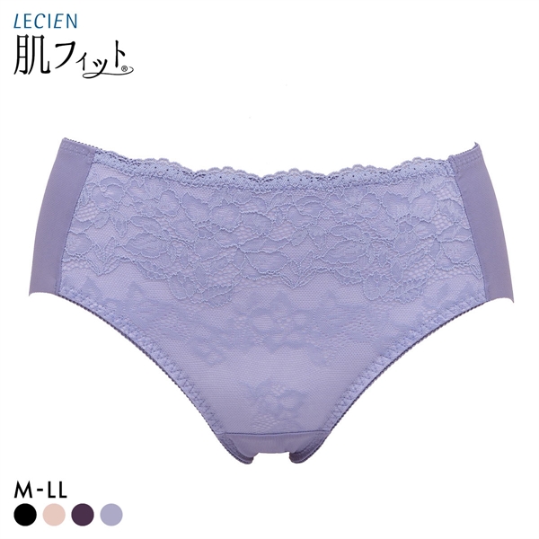 ルシアン LECIEN 肌フィット ショーツ はき込み深め スタンダード ノーマル 楽ワイヤー 肌にとけこむフィット感 M L LL 大きいサイズ