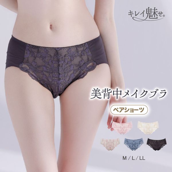 ルシアン LECIEN キレイ魅せ 美背中メイクブラ ショーツ スタンダード M L LL 単品