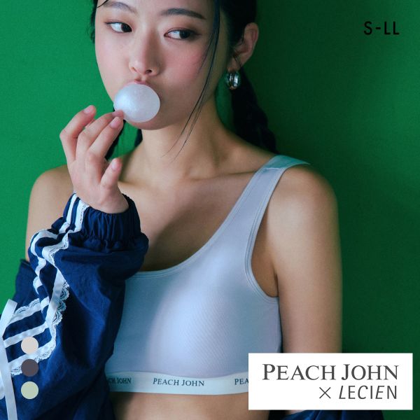 ルシアン PEACH JOHN×LECIEN ハーフトップ SPORTSタイプ スポブラ スポーツブラ LECIEN ティーン ピーチジョン PJコラボ
