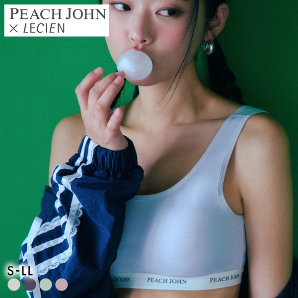 ルシアン PEACH JOHN×LECIEN ハーフトップ SPORTSタイプ スポブラ スポーツブラ LECIEN ティーン ピーチジョン PJコラボ