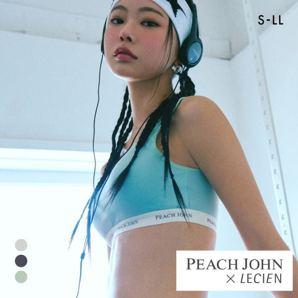 ルシアン PEACH JOHN×LECIEN ハーフトップ SPORTSタイプ スポブラ スポーツブラ LECIEN ティーン ピーチジョン PJコラボ
