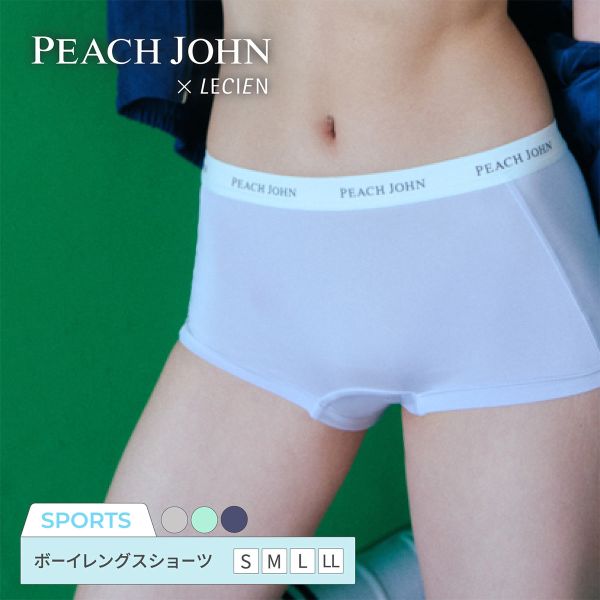 ルシアン PEACH JOHN×LECIEN ボーイレングスショーツ ペアショーツ SPORTSタイプ LECIEN ティーン ピーチジョン PJ パンツ
