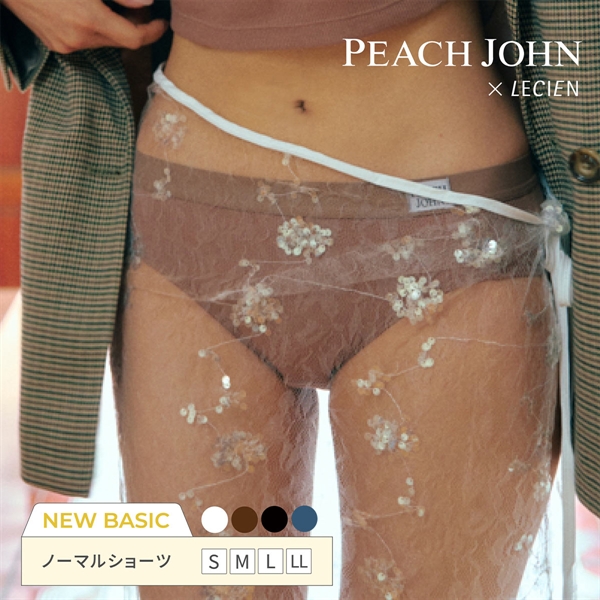 ルシアン PEACH JOHN×LECIEN  ノーマルショーツ セットショーツ リブ NEW BASICタイプ LECIEN ティーン ピーチジョン PJコラボ