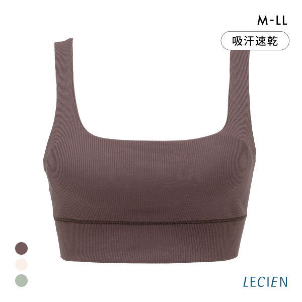ルシアン menca. ハーフトップ ブラジャー M L LL LECIEN 綿混 コットンブレンド