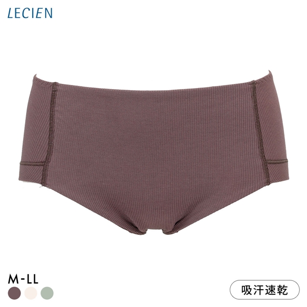 ルシアン LECIEN menca. ショーツ スタンダード M L LL 単品 綿混 コットンブレンド