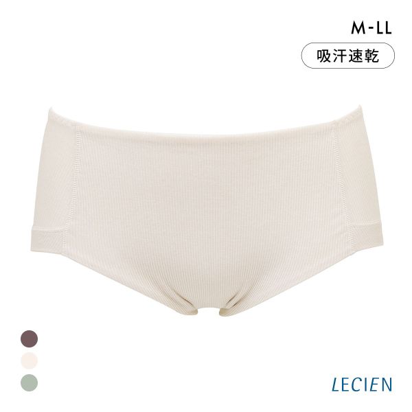 ルシアン LECIEN menca. ショーツ スタンダード M L LL 単品 綿混 コットンブレンド