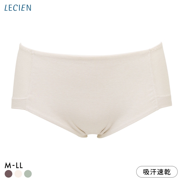 ルシアン LECIEN menca. ショーツ スタンダード M L LL 単品 綿混 コットンブレンド
