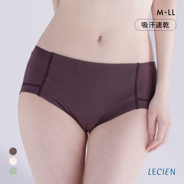 ルシアン LECIEN menca. ショーツ スタンダード M L LL 単品 綿混 コットンブレンド