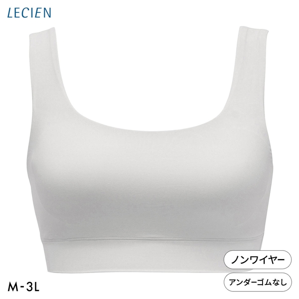 ルシアン 魔法みたいにピタっとフィット マジカルフィット ハーフトップ ブラジャー M-L LL-3L 単品 ノンワイヤー LECIEN